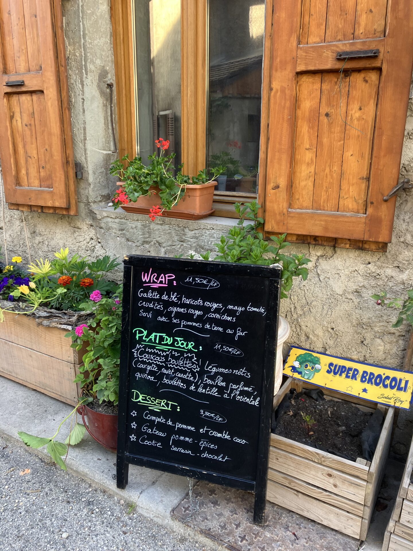 Menu de la semaine
